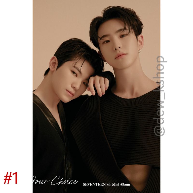 POSTER SEVENTEEN - 'Your Choice' OTHER SIDE Ver. #WOOZI #HOSHI