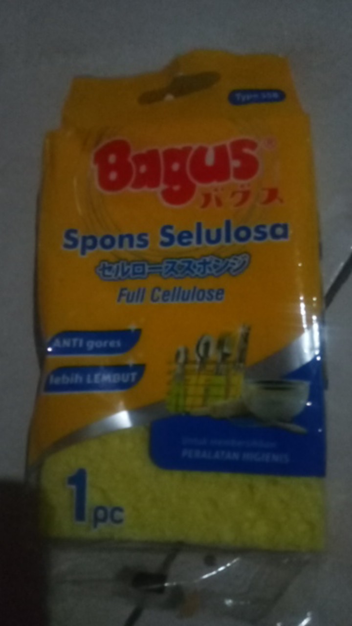 Bagus Spons Selulosa Cuci Perabotan | Piring Dll ( Anti Gores & Lebih Lembut Ditangan )