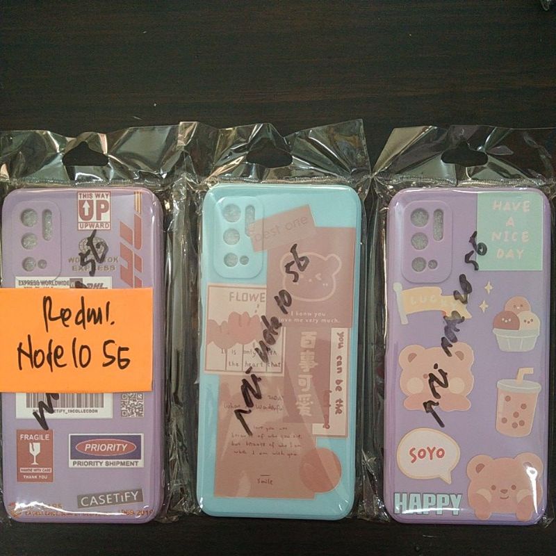 Soft case Motif bunga Xiaomi Redmi Note 10 5G