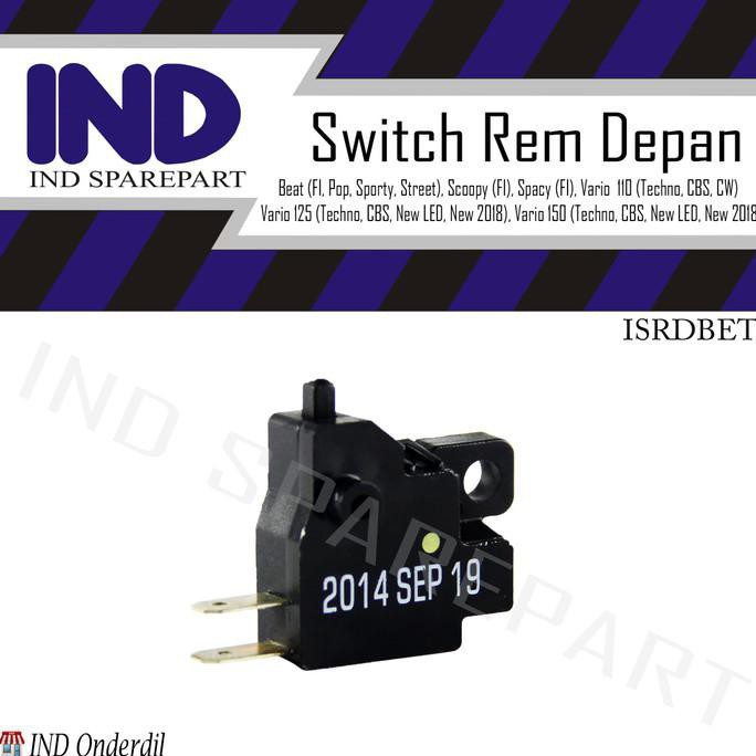 Switch-Swit Rem Depan-Kanan Vario 110-125 Techno-New Led-150 2018-Cbs Murah