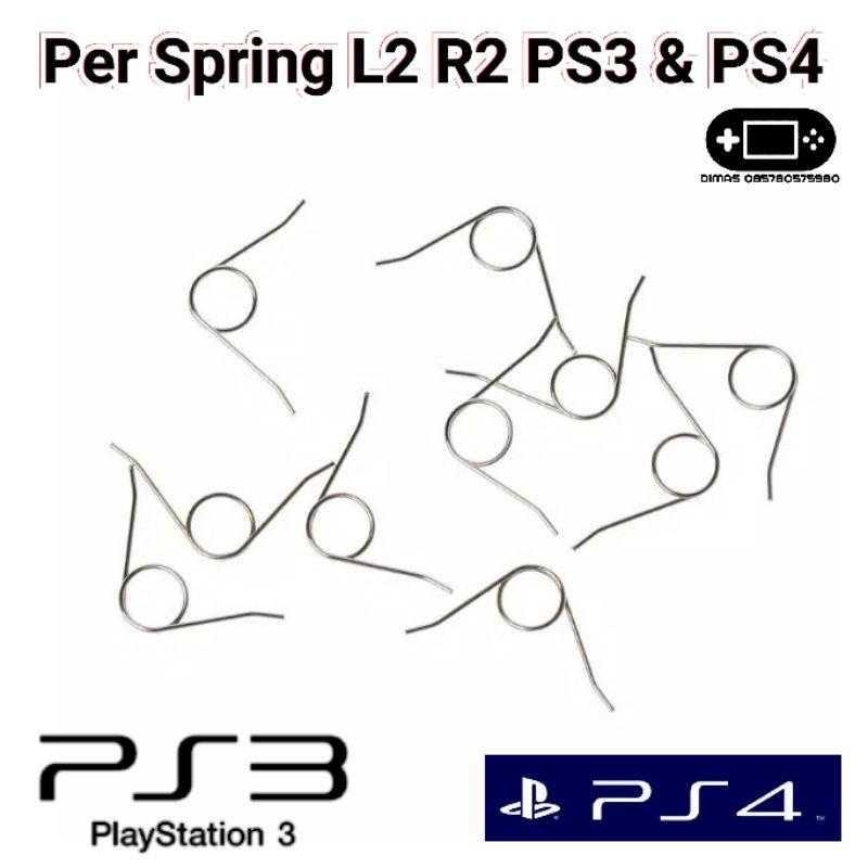 Per Spring L2 R2 L 2 R 2 Tombol Stik PS3 PS4 Original