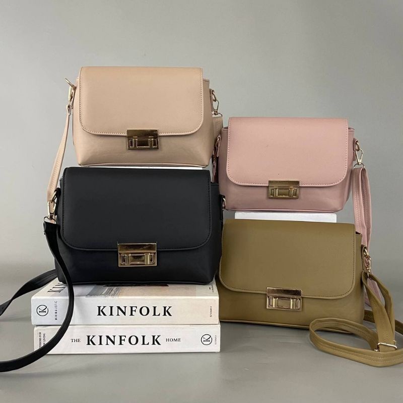 (SIAPKIRIM)TAS PREMIUM FLOMM/TAS PINGGANG WANITA