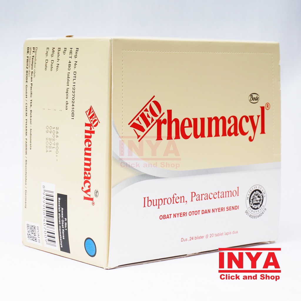 NEO RHEUMACYL BODE 24x20 Tablet BOX - Obat Nyeri Otot dan Sendi