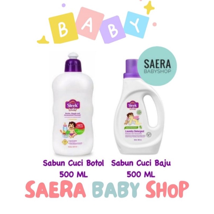 Jual SLEEK BABY BOTTLE CLEANSER LAUNDRY DETERGENT - SABUN CUCI BOTOL ...