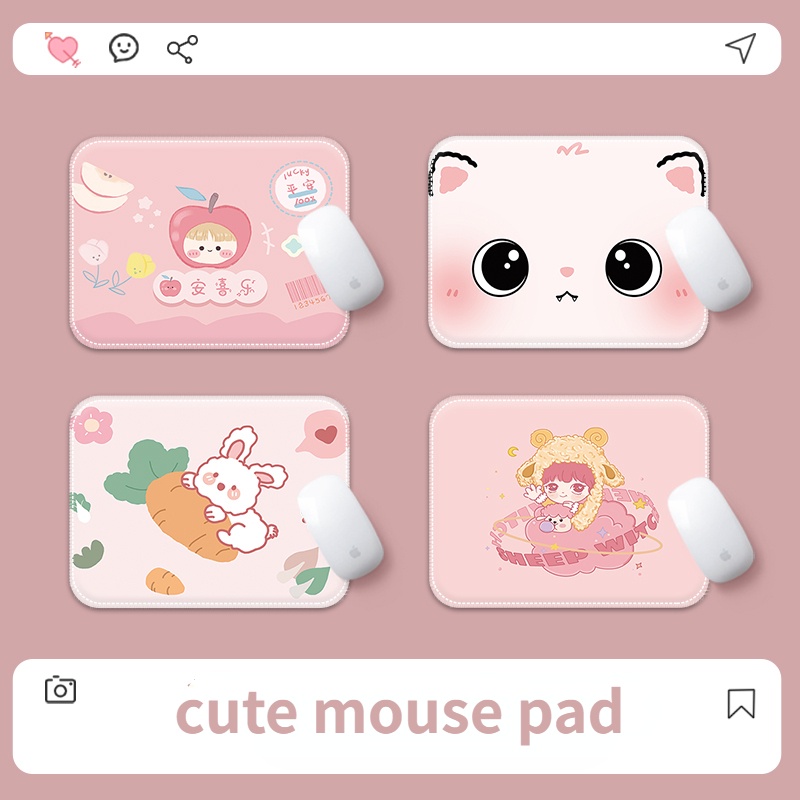 Mouse Pad Ukuran Kecil Anti slip Untuk Meja Komputer