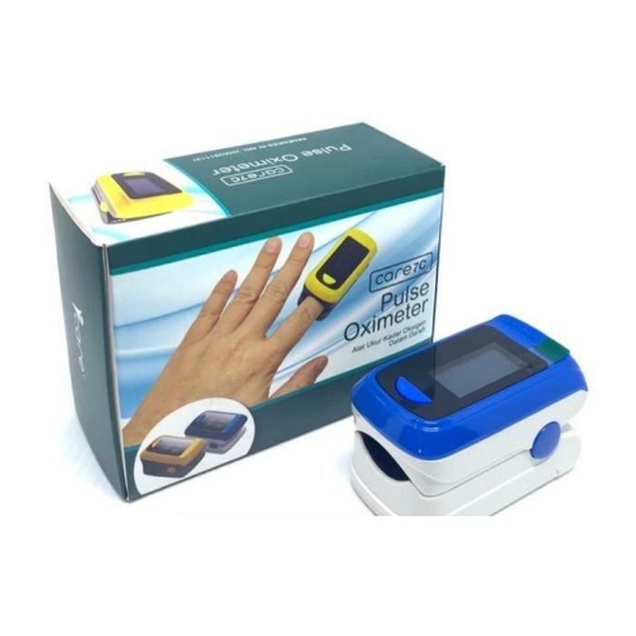 iCare | Finger Pulse Oxymeter | Pengukur Kadar O2 | Saturasi Oksigen