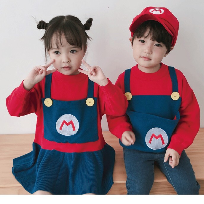 Dress Anak / Dress Mario Bross