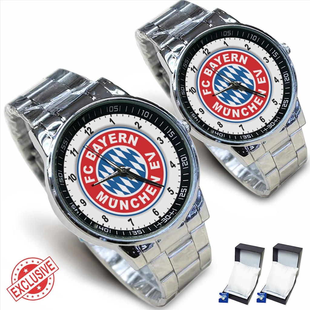 Jam Tangan Rantai Couple FC BAYERN MUNCHEN - 2 (Special)