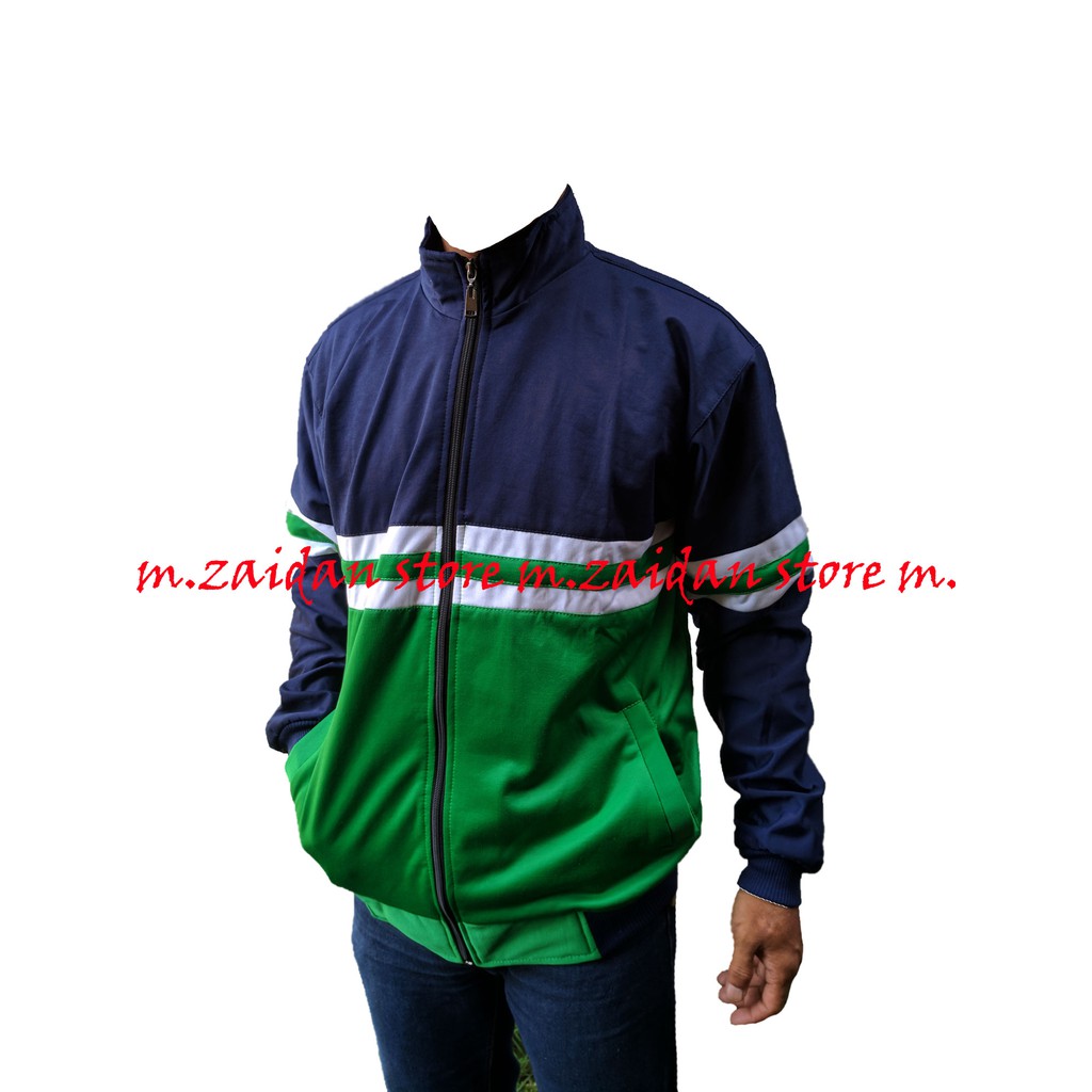 Jaket Tracktop Ellese Premium Navy/Green