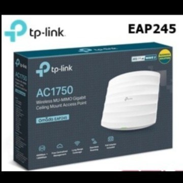 TP Link EAP245 AC1750 Wireless Dual Band Gigabit Ceiling Mount Access