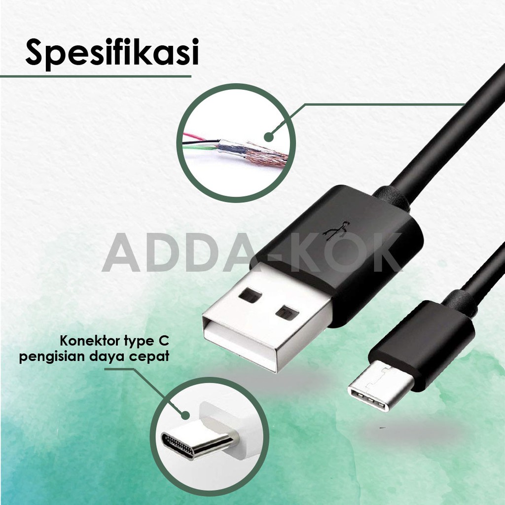 KABEL CHARGER / KABEL DATA MICRO USB, TYPE C, LIGHTNING ORIGINAL IMPORT