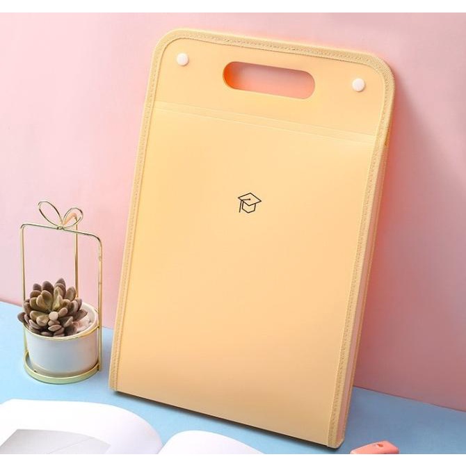 

13 Layers A4 Expanding File Folder Organizer Document Bags Test Papers Terlaris