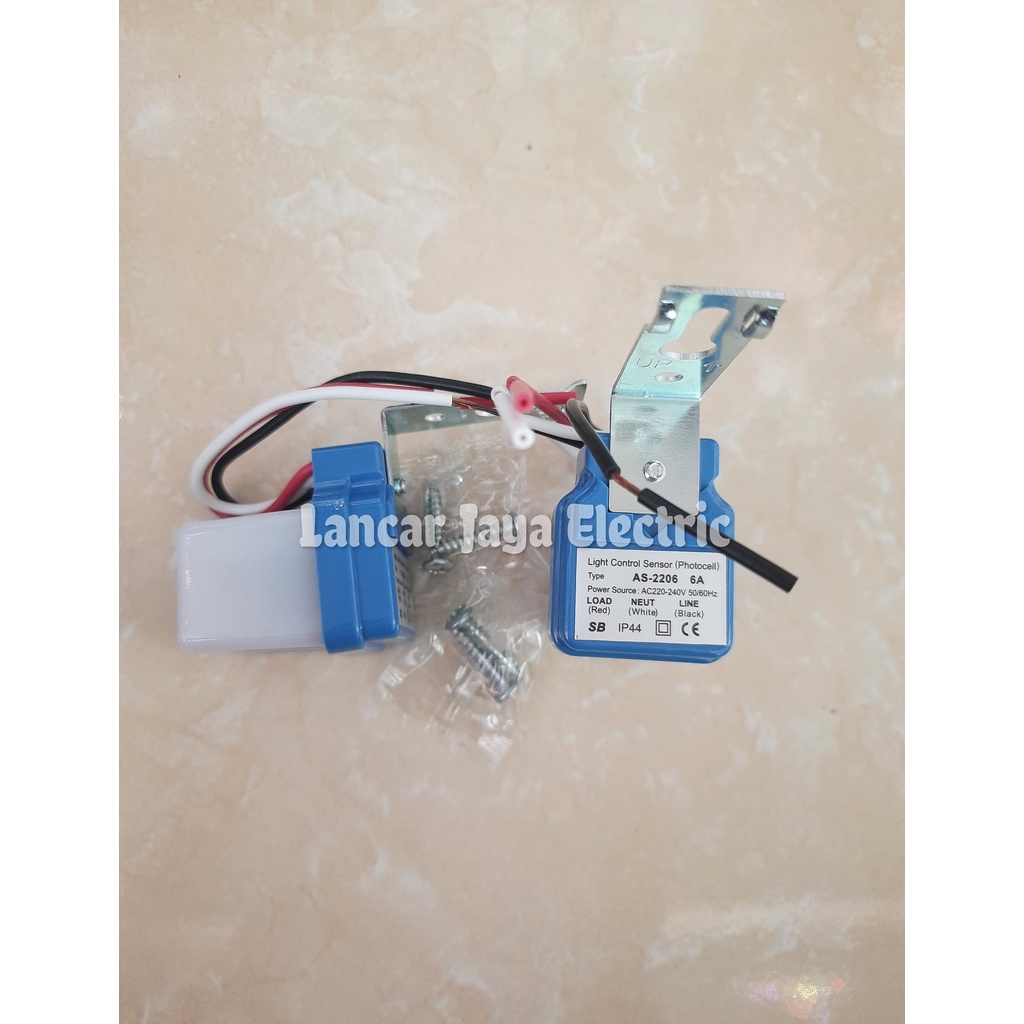 Photocell Light Sensor 3A - Photocell 6A - Potosel 3A - Fotosel 6A - Sensor Lampu Otomatis - Sensor 