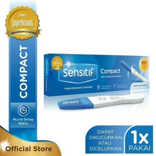 SENSITIF COMPACT Testpack Test pack Tes hamil test kehamilan PRIVASI AMAN Test Pack Bagus Ori Sensitif Compact Sekali Pakai Alat Test test Kehamilan