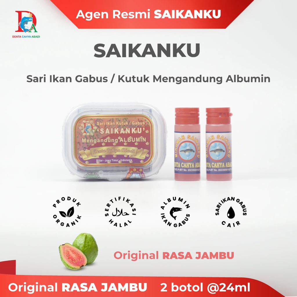 

Sari Ikan Gabus / Kutuk, SAIKANKU Rasa Jambu