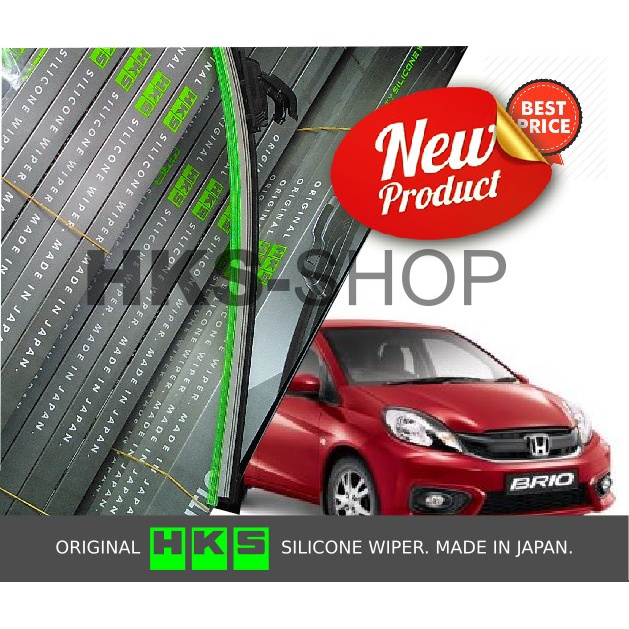 Hks Pro Wiper Silikon Frameless Honda Brio (2 Pcs)