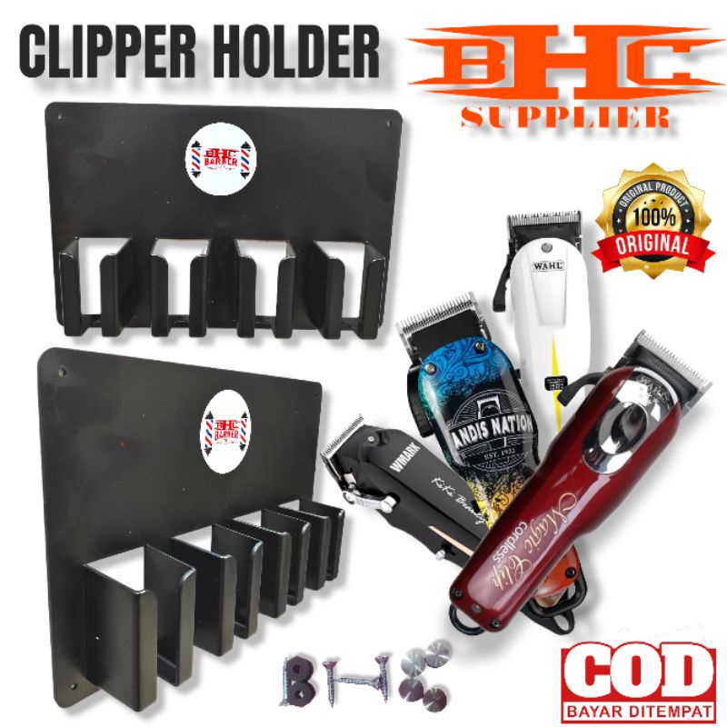 TRAY CLIPPER TATAKAN RAK HOLDER MESIN CUKUR RAMBUT BARBERSHOP ANTI SLIP