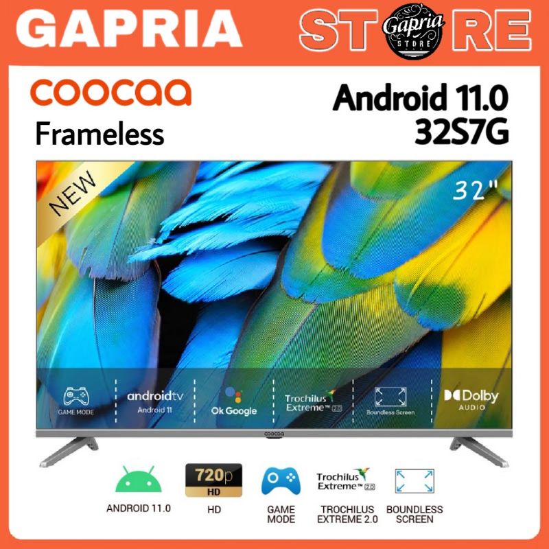 Jual Coocaa 32 Inch Android 11 Smart Tv Digital Led 32s7g Garansi Resmi