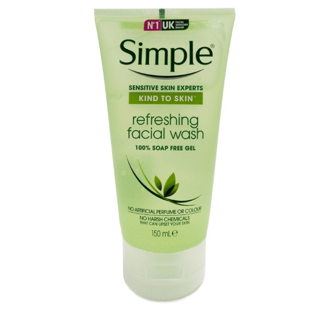 

Simple UK facial gel wash