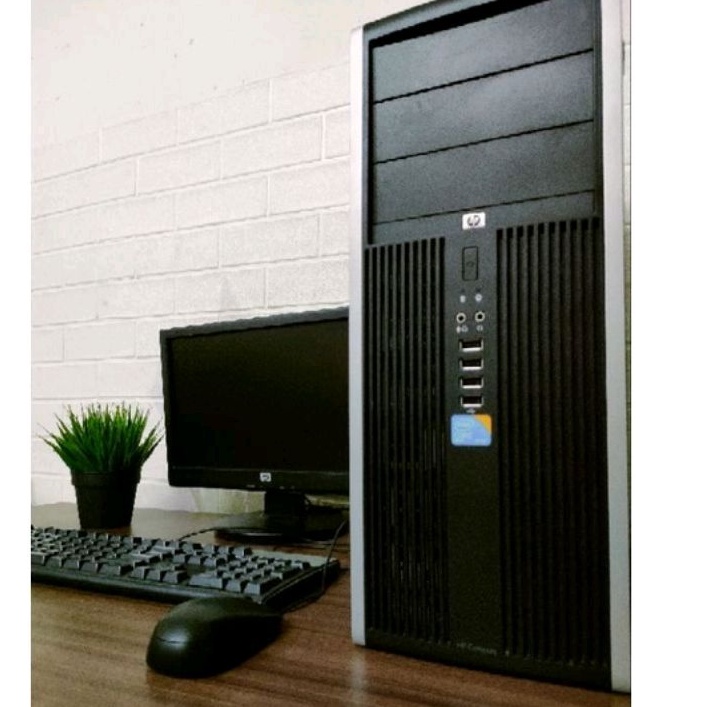 Paketan PC HP Core 2 Duo DDR 3 Ram 4 GB HDD 250 Monitor HP 16&quot; Key+Mou