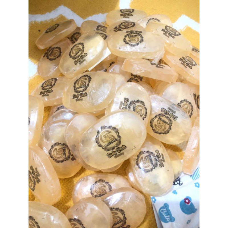 Cleopatra 3pcs 100rb / Sabun cleopatra 3pcs 100rb /sabun pemutih badan/whitening soap/sabun collagen