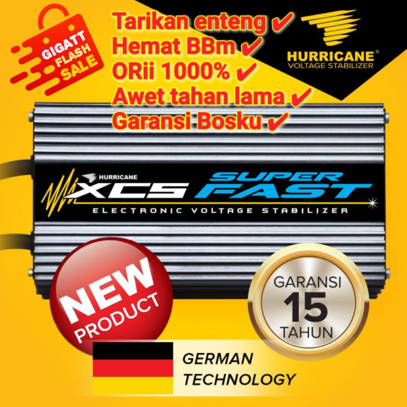 Xcs Hurricane - Stabilizer semua mobil ,penghemat BBM ,FREE BUFFER, tarikan RINGAN - Free pasang SEJABOTABEK, ORI 1000%-2