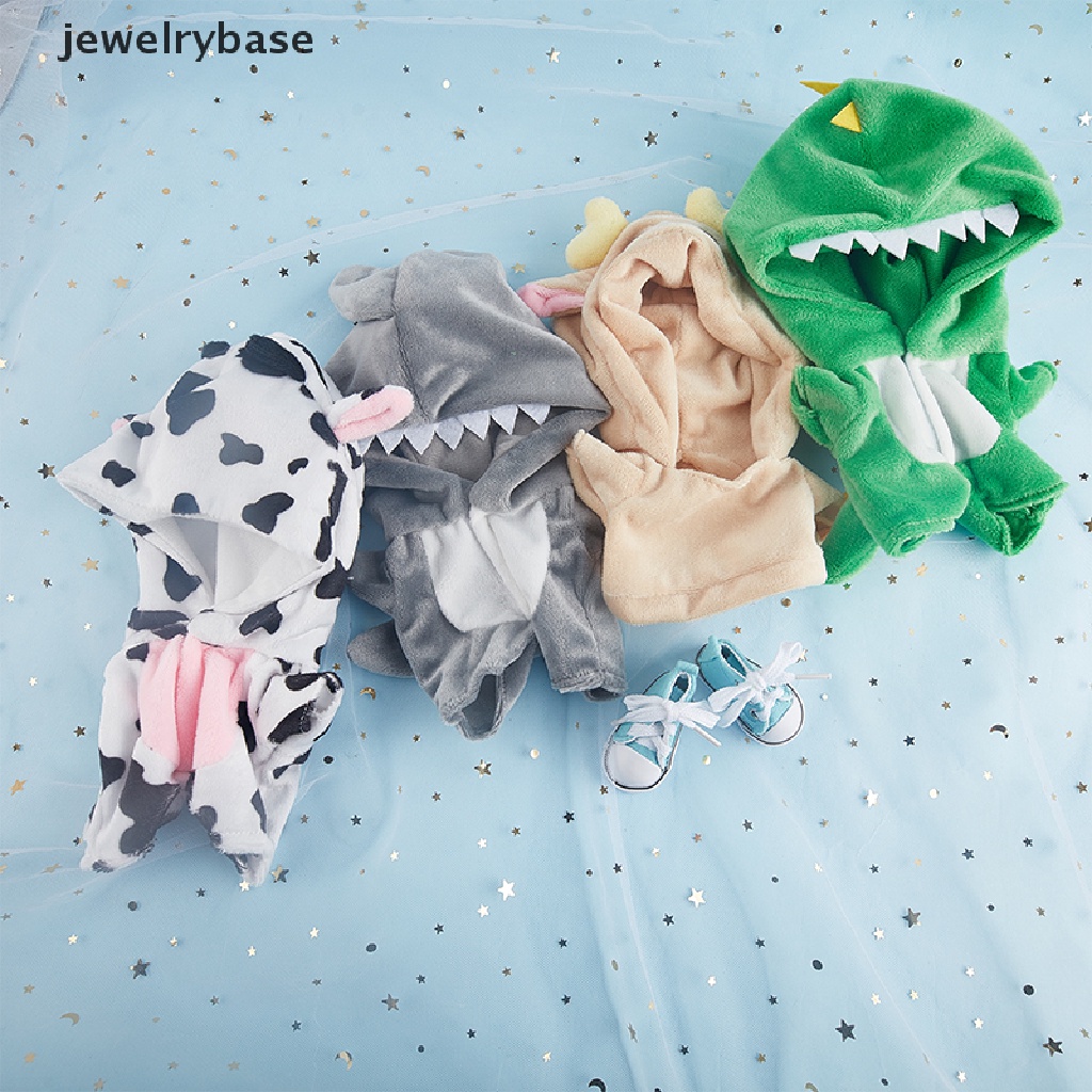 (jewelrybase) Mainan Piyama Onesie Dinosaurus 20cm Untuk Aksesoris Boneka