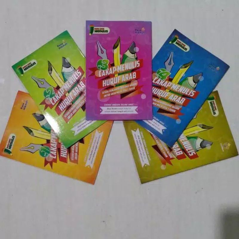 Buku Paket CAKAP MENULIS HURUF ARAB JILID 1-5