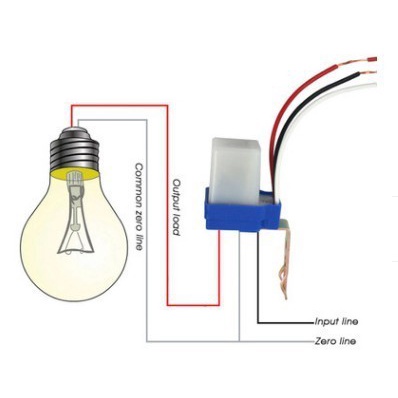 Photocell AS-10A AC 220V 2200WATT/Saklar otomatis sensor cahaya Photo control lighting switch lampu penerangan jalan raya teras garasi