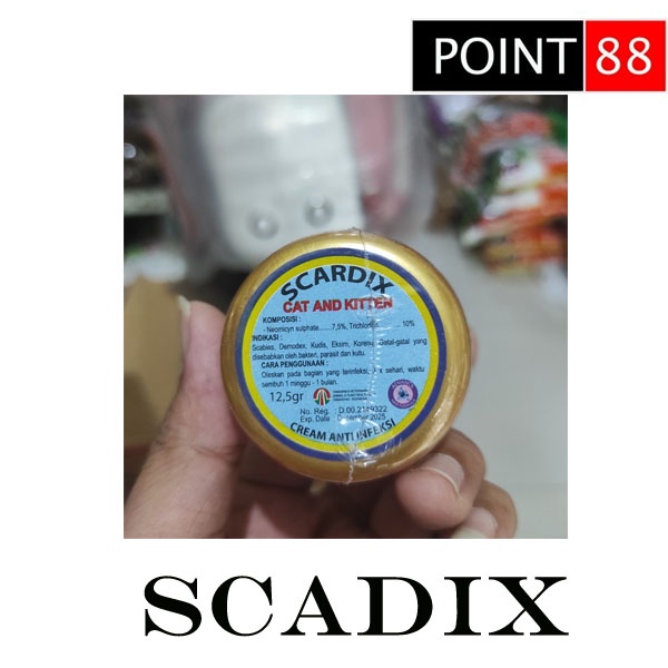 Scardix Salep 12.5gr - Obat Kutu Kucing Dan Anak Kucing