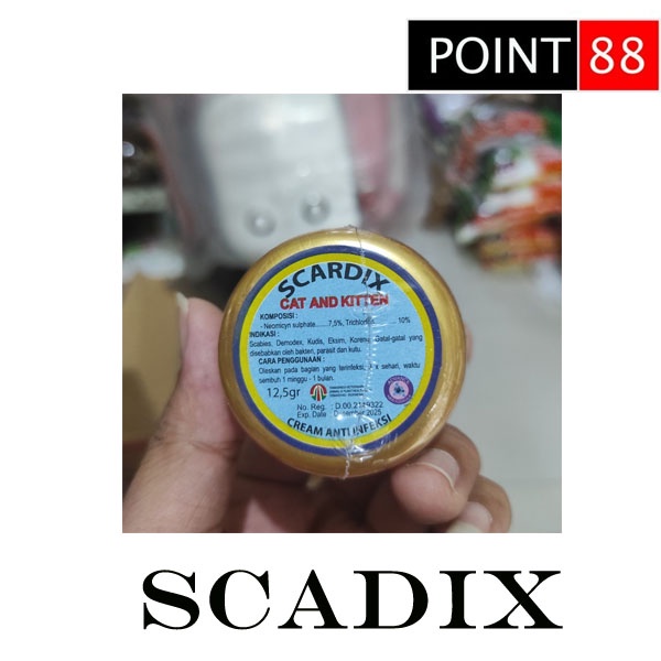 Scardix Salep 12.5gr - Obat Kutu Kucing Dan Anak Kucing