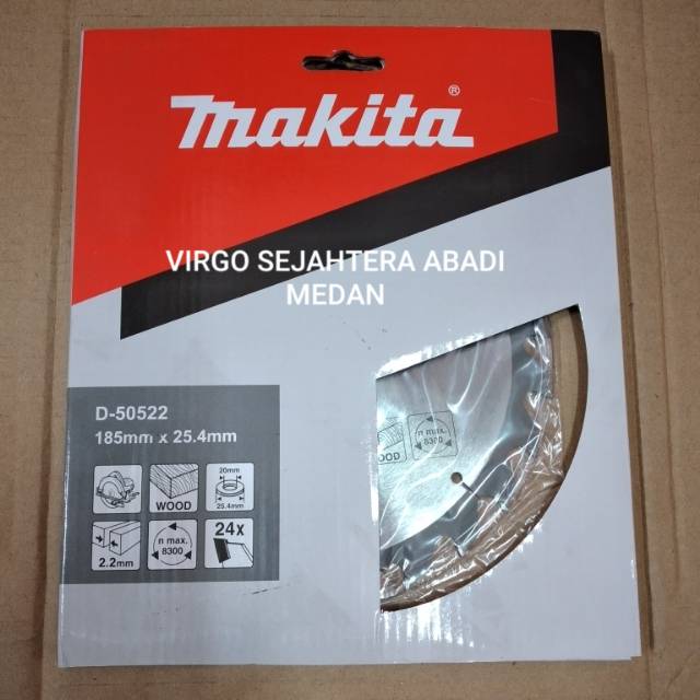 MAKITA 7X24T CS BLADE MATA PISAU POTONG GERGAJI BULAT CIRCULAR SAW BLADE TCT 7" X 24T ORIGINAL ASLI