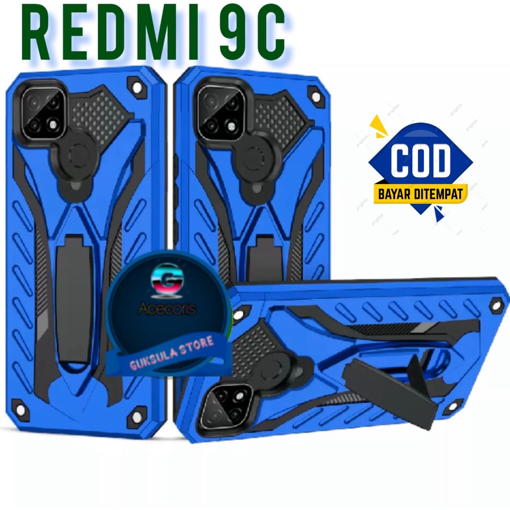 FOR ( XIAOMI REDMI 9C ) Casing/Hardcase Phantom Robot Kick Standing