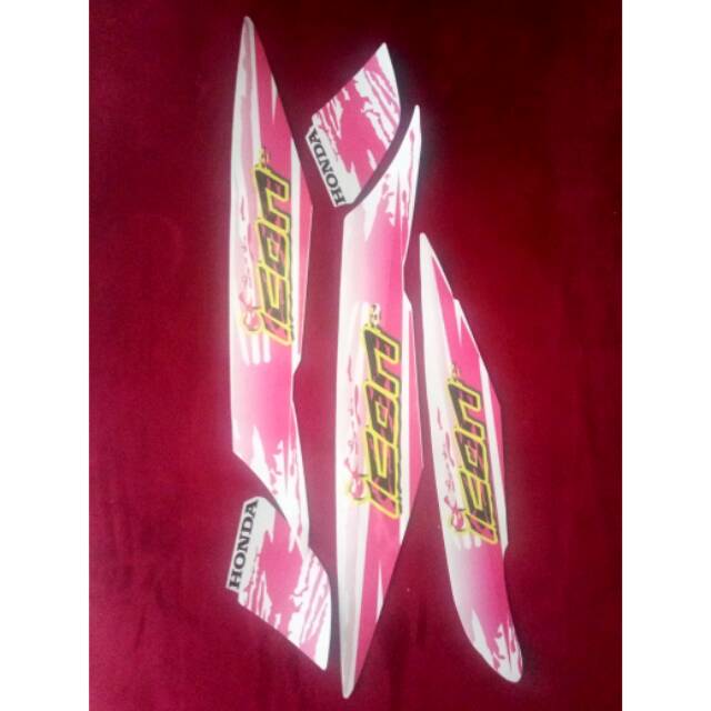 Striping sticker beat karbu model icon sport pink