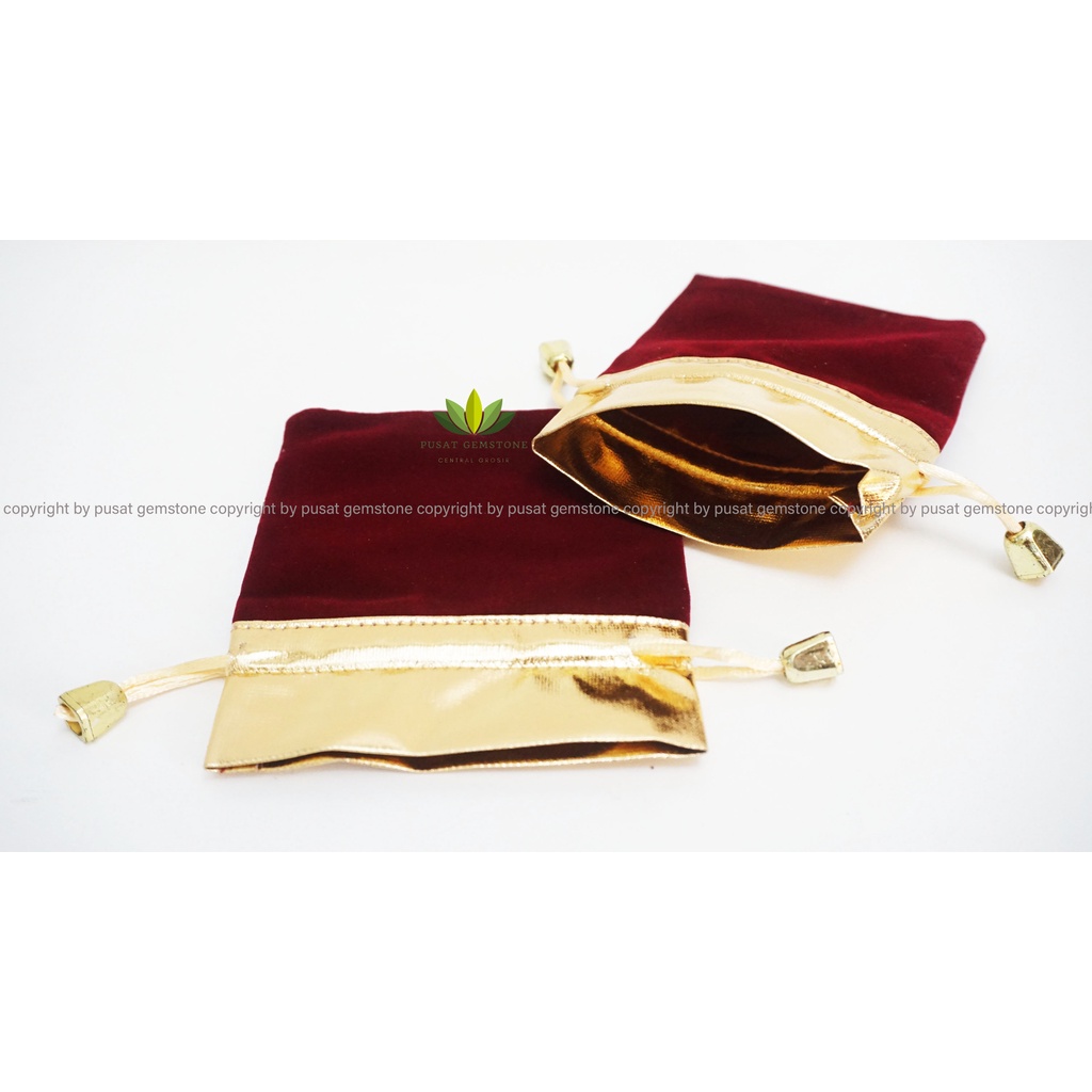 Kantong perhiasan beludru Premium / Velvet Pouch