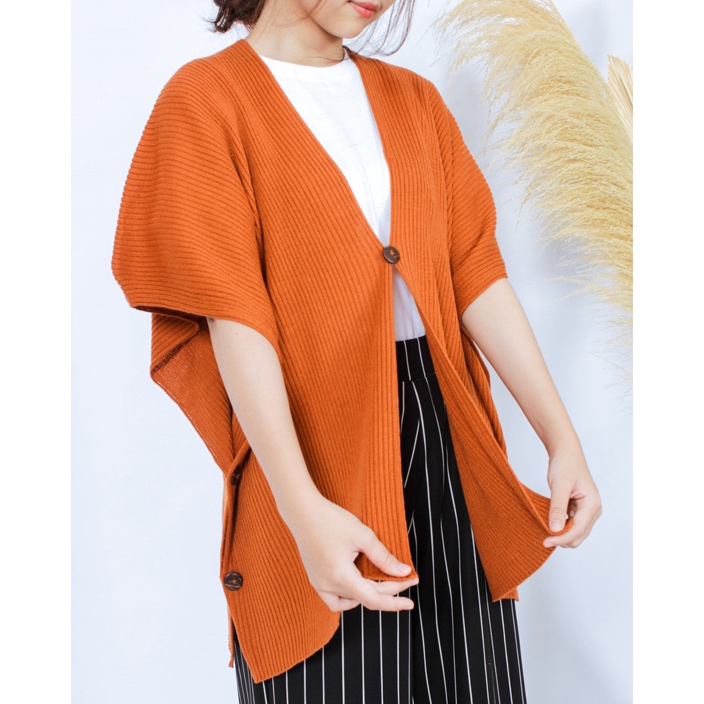 TOKOMILKAN - Rajut Cardigan Camilla - Atasan Wanita Rajut Cardigan AFSANA Batwing Vest