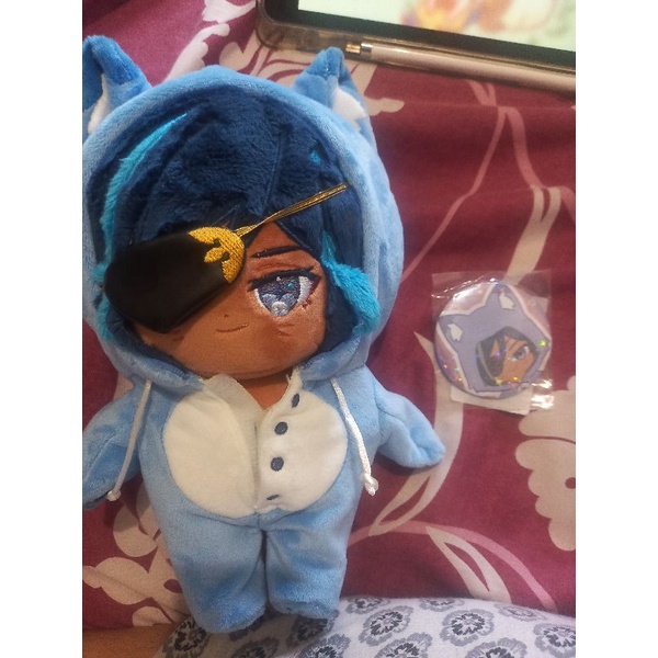 kaeya genshin impact fansite doll 20 cm fullset isakytm omodoki