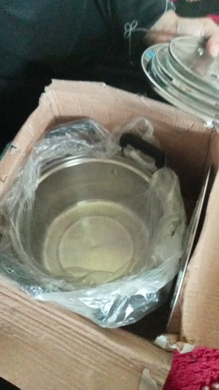 Panci Set5 Pcs Tutup Kaca Panci Set Stainless Steel Panci Beranak Ada Kukusan Murah Pabrikwps