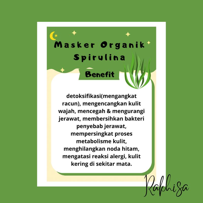 MASKER ORGANIK 10GR  1X PAKE TRAVEL SIZE BEST SELLER