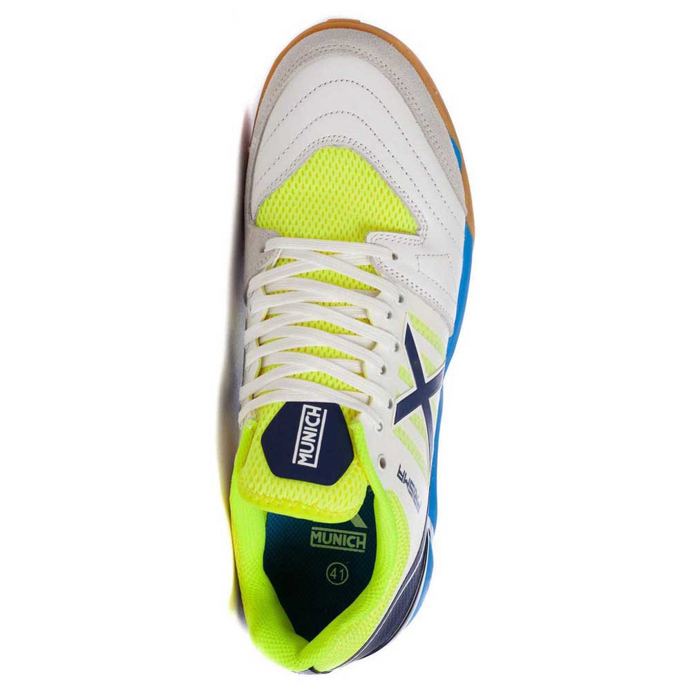 SEPATU FUTSAL X MUNICH PRISMA 08 in - White green (100% ORIGINAL)