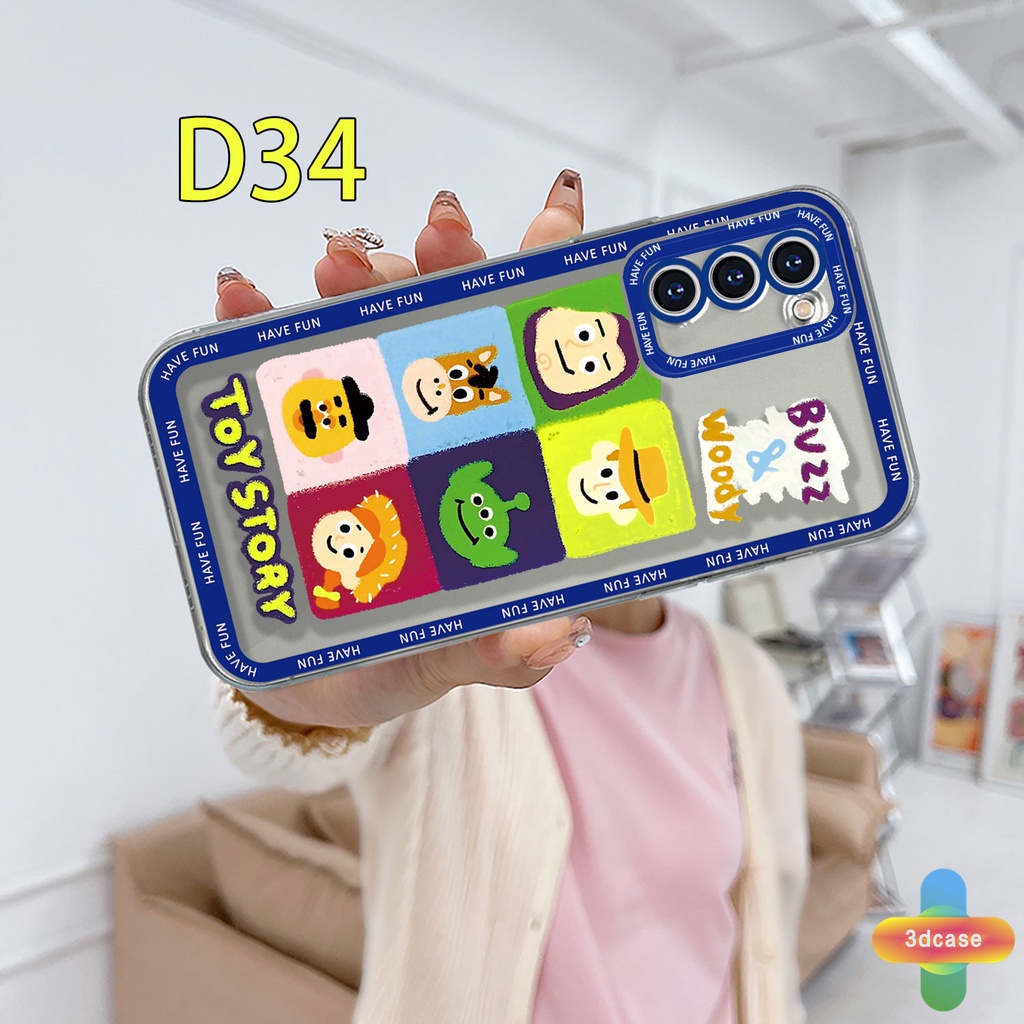 Soft TPU Case Samsung A13 A23 A32 A52 A12 A03 A51 A03S A10S A50 A20S J7 Prime A02S A20 A50S A10 A30S A52S A30 M12 M01S A125 F12 M10S M40S A515F A207F M02S A025 F02S 11 12 13  7 8 6 Plus Transparent Toy Story Angel Eyes Protector Cover