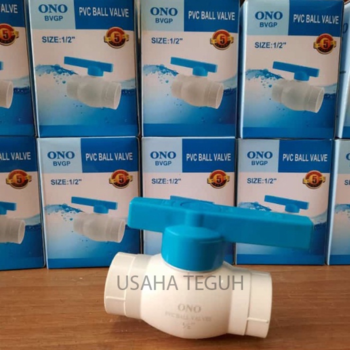 Stop Kran PVC 1/2" ONO / Ball Valve 12mm