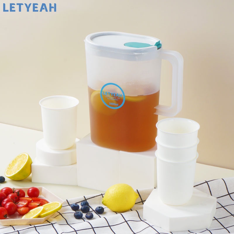 letyeah Water jug plastik 5 in 1/Teko Air Teh 2400ml