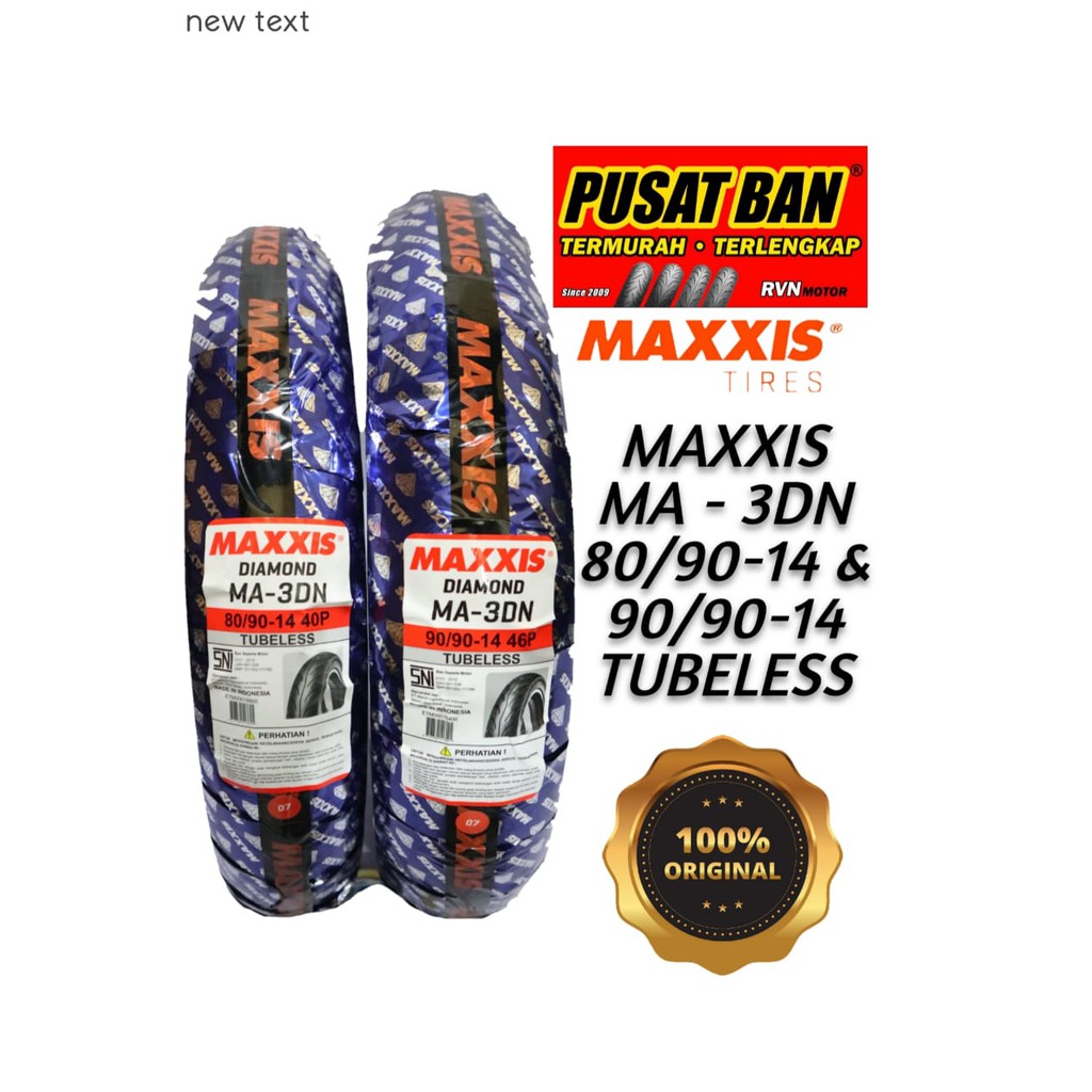 MAXXIS DIAMOND 80/90-14 & 90/90-14 TUBELESS