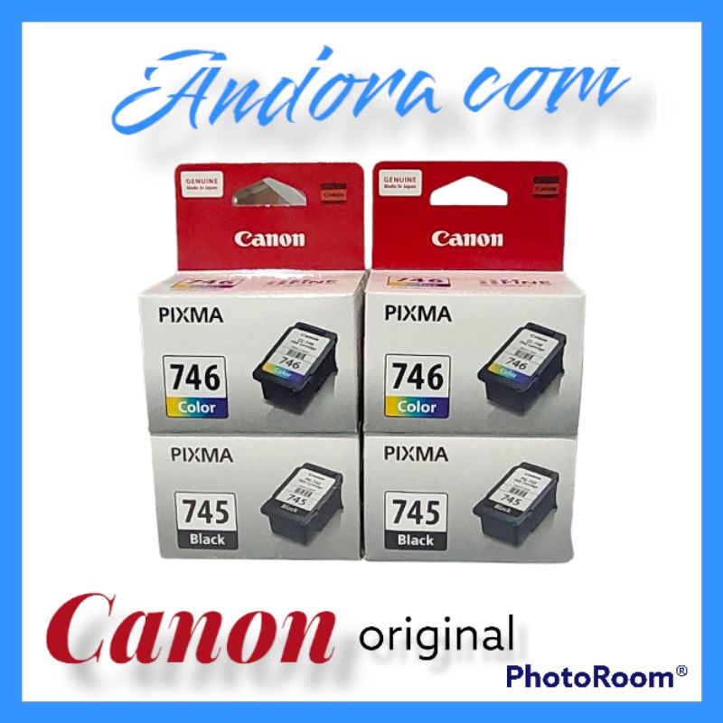 Tinta printer canon 745+746 satu set original