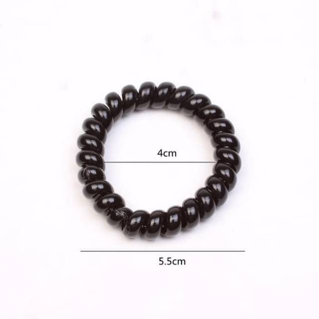 Kuncir rambut spiral ikat rambut kabel kuncir gelang spiral elastis