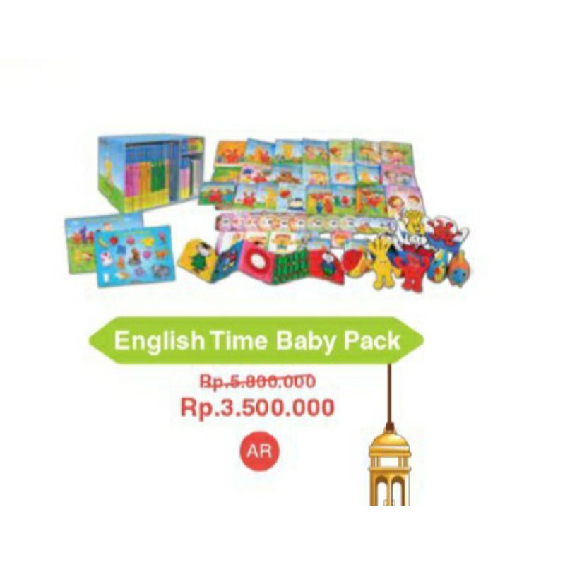 ETL Learning English Time Baby Pack