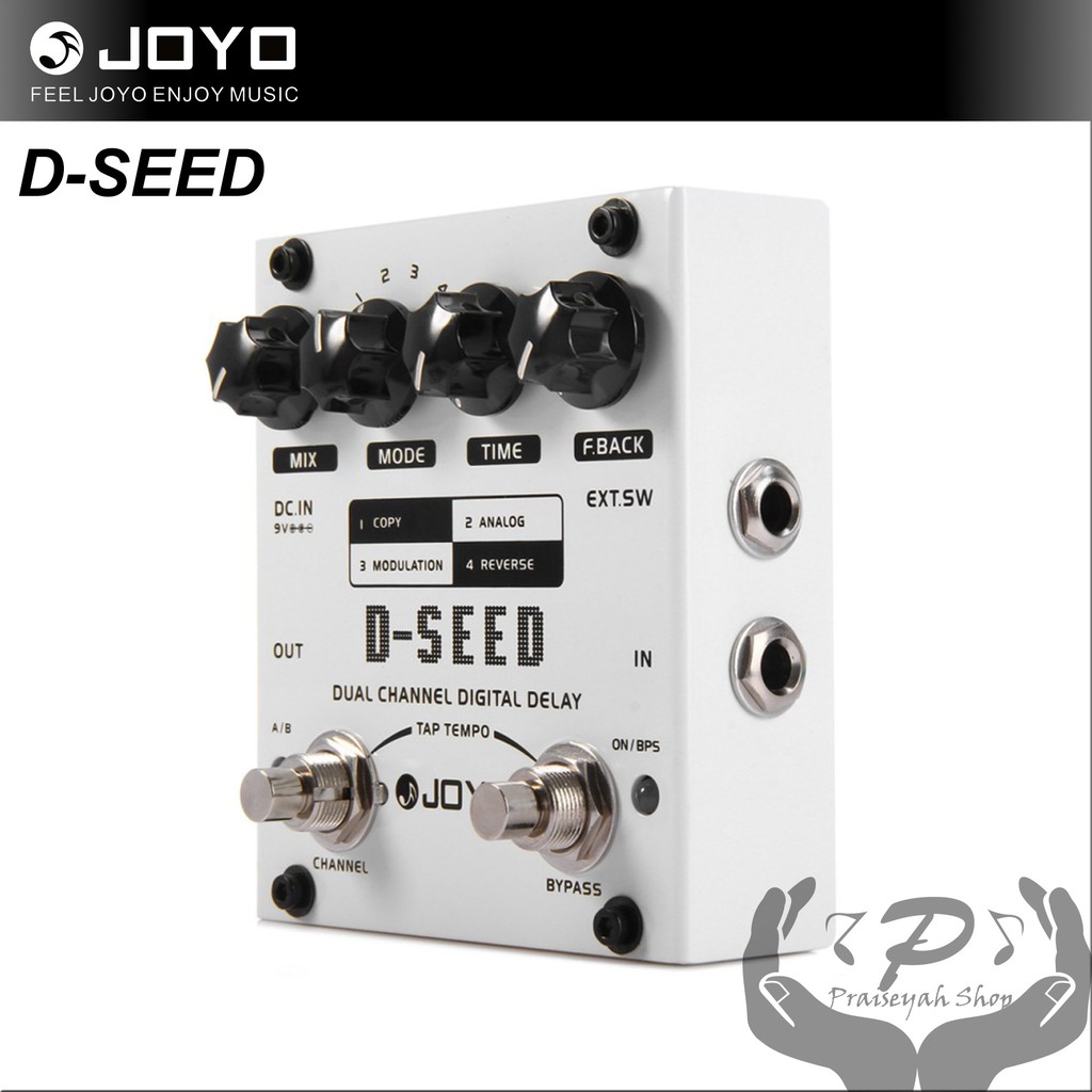 Joyo DSEED Dual Channel Digital Delay Efek Gitar D SEED Tap Tempo