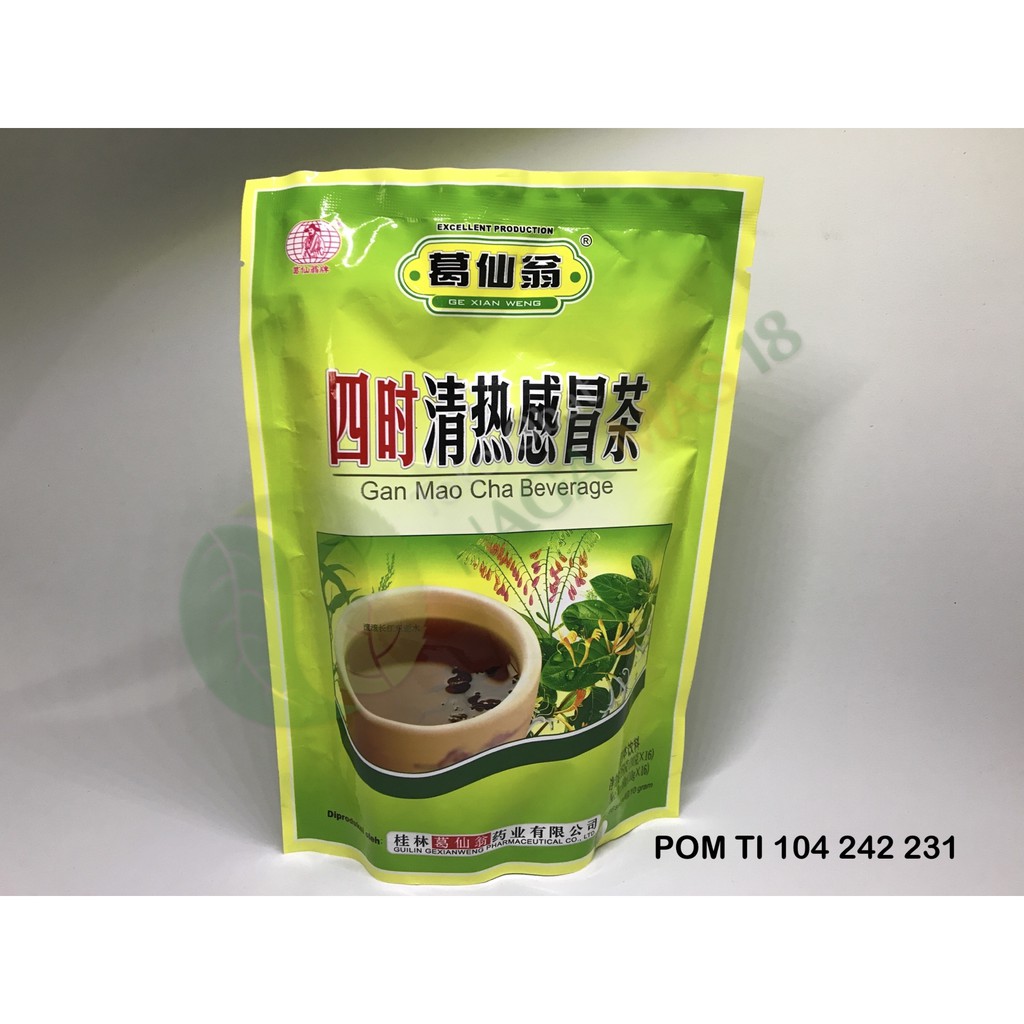 

Gan Mao Cha Beverage Minuman Pereda Flu & Pilek