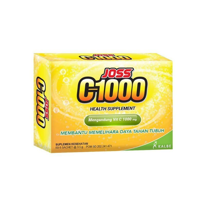 Extra Joss 6 sachet & Joss c1000 6 sachet & Amunizer 1 dos isi 6 sachet